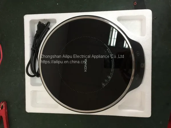 New CE KC Standard 2000W White Color Round Shape Electric Induction Cooktop ALP-DC92 photo-5