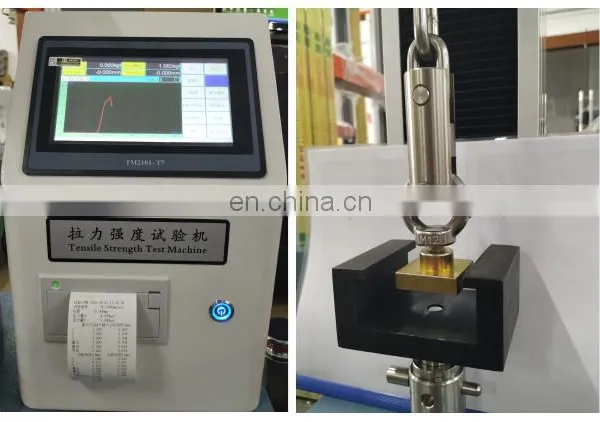 Single Column Universal Tensile Testing Machine for Button Strength 90 Degree Peel Adhesion Test Peel Force Tester photo-4
