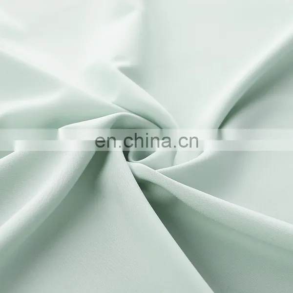 High Quality 100D Polyester 4 Way Stretch Fabric Plain Woven Polyester Spandex Fabric Fashion Textile Material photo-4