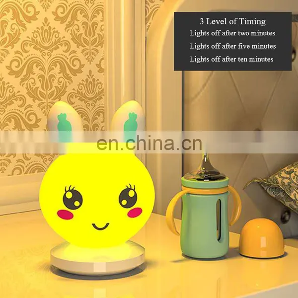Bunny USB Charging Night Light Bunny Children Bedroom Decoration Bedside Night Light photo-6