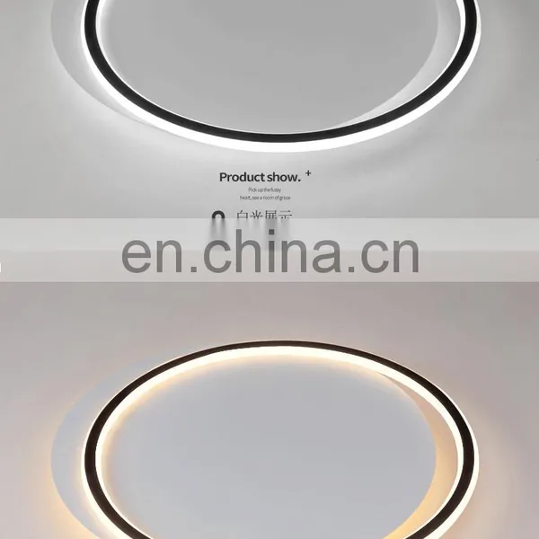 Bedroom Simple Modern Living Room Study Lamp Round Ultra-thin Led Ceiling Lamp Nordic Style Warm Room Lamp photo-6
