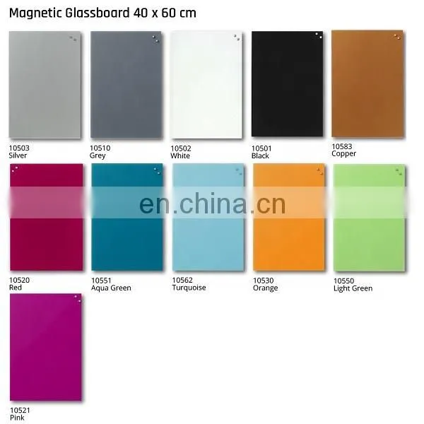 Small a4 Size Desktop Magnetic Portable Glass Whiteboard Panel Prices photo-2