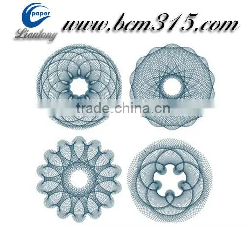 Hot Sale Cheaper Price Custom Security Watermark Paper With Visible/invisible Fibers Lianlong Brand photo-5