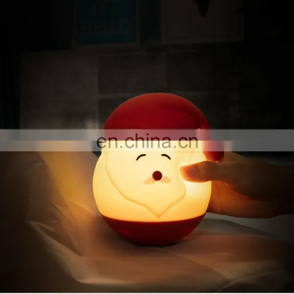 Cute Santa Claus LED Mini Night Light Colorful Night Lamp for Baby photo-4