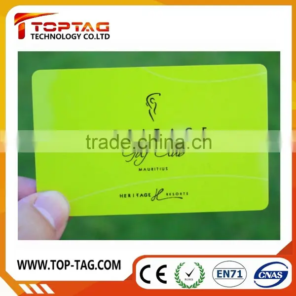 Promotional High Quality id Business Pvc Card With Embossed Number and Sticker photo-2