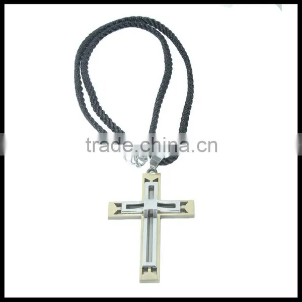 Titanium Stainless Steel Cross Pendant