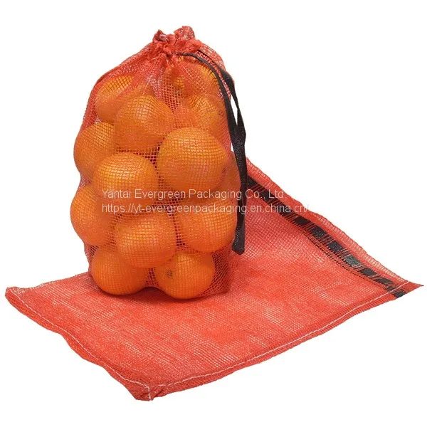 EGP Breathable Strong Mesh Bag Recyclable PP Drawstring Bag