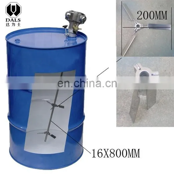 Chemical Mixing Machine Stationary Pneumatic Drum Mixer photo-2