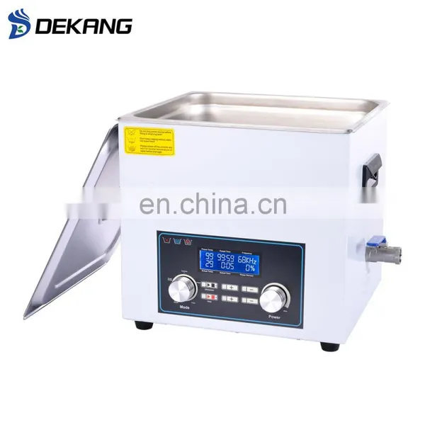 10 Liter LCD Screen Turbo Sweep Digital Heating Ultrasonic Cleaner , Ultrasonic Cleaning Machine With Power Adjustable photo-3