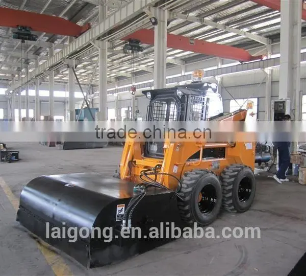 0.5m3 Small Mini Skid Steer Loader With Attachments photo-2