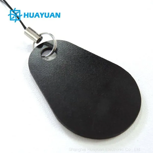 13.56MHz Fashion QR code Smart NTAG216 RFID keyfob Chip Keytag