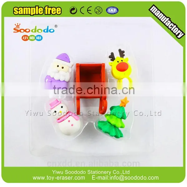 Novelty Christmas Erasesrs Gift Set For Kids photo-3