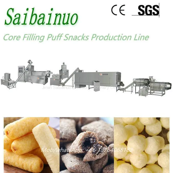 Chocolate Filled Pillow Snacks Food Processing Machiery