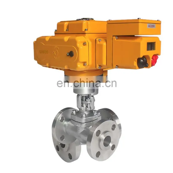 Intelligent Actuator Multi Turn Stainless Steel SS304 2inch Flange Globe Valve photo-2