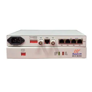 4Channel Voice FXS/FXO Over E1 Multiplexer