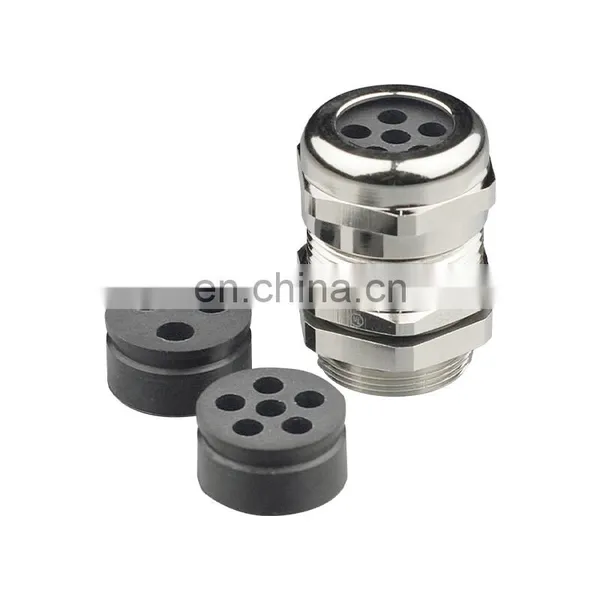 CE RoHS REAH IP68 M12 M16 M25 M32 M42 M50 M63 Waterproof Ip68 Cable Gland Composite Multiple Cable photo-5