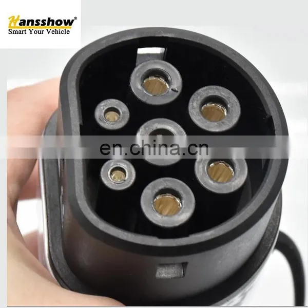16A 32A Single 3 Phase Ev Charger Sae J1772 IEC 62196-2 Type 2 Plug Socket Male AC Ev Charging Socket Outlet photo-4