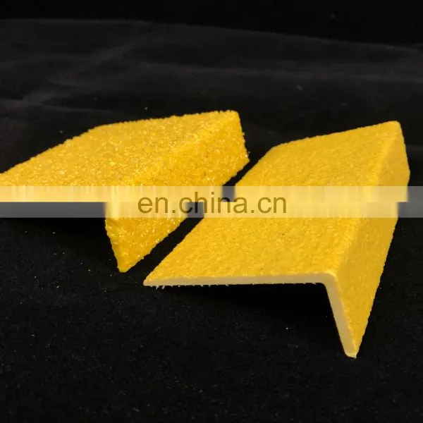 Fiberglass Stair Treads Anti-Slip FRP GRP Yellow Step Covers FRP Stair Nosing photo-5