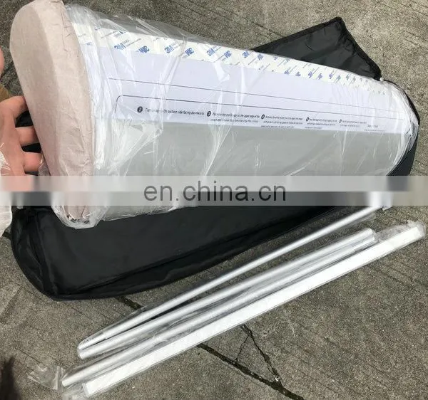 Luxury Wide Base Roll up Banner Stand (aluminum+Magnet Cover,double Oxford Bag,electroplating Cover) photo-5