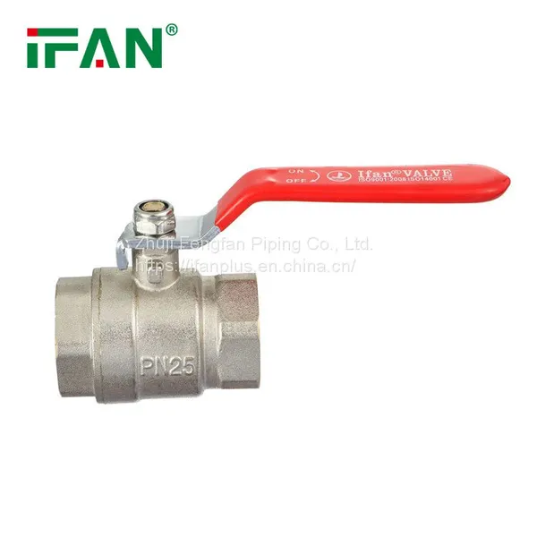 IFAN Customized Female Threaded 2Pc Ball Valve1/2 3/4 1 2 Inch Brass Ball Valves photo-5