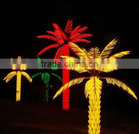2015 YF Outdoor & Indoor Cheap Products LED Artificial Plastic Palm Tree Lighted Trees Wholesale photo-4