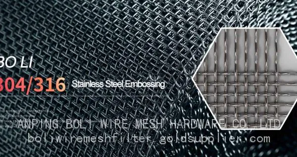 BOLI MESH2025 Stainless Steel 316 316L Plain Weave Woven/ 304 Twill Weave/ Stainless Steel Wire Mesh Plain/ photo-4
