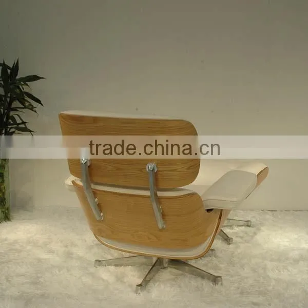 Luxury Living Room Furniture Ottoman Genuine Leather Lounge photo-3