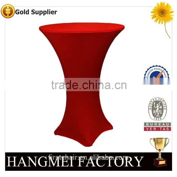 Wholesale Black Spandex Cocktail Table Cover /table Cloth for Round Bottom of Cocktail Table photo-3