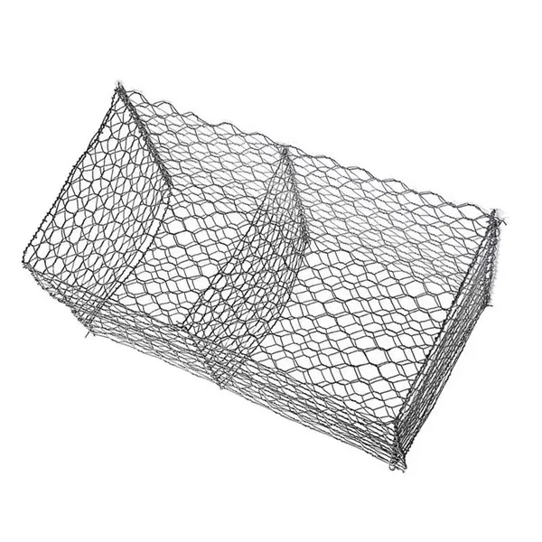 Galvanized Coated Flood Stone Stone Basket Gabion Mesh