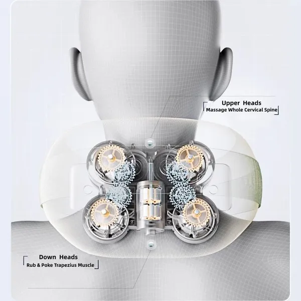 Heated Neck Massager With Deep Tissue Kneading Function MH-BY046 photo-3
