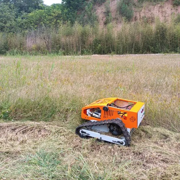 Industrial Zero Turn Remote Mower Gasoline Single Cylinder Lawn Cutting 550mm