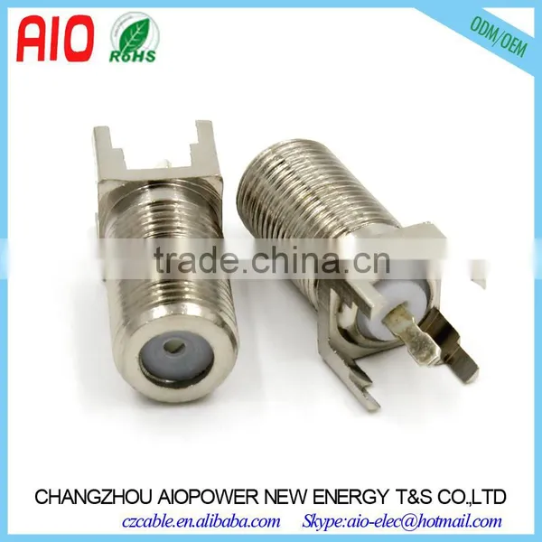 86mm Way Female Socket Coaxial F Type Connector Solderless Wall Plate photo-3