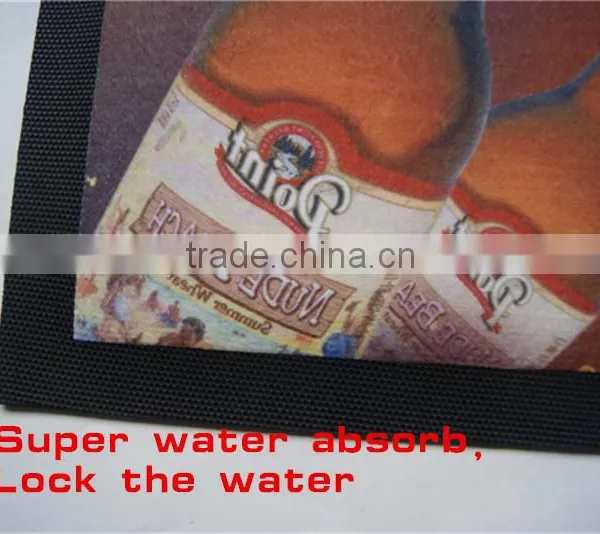 High Quality Super Water Absorbable Bar Mat, Rubber Bar Counter Mat With Custom Printing Supplier's Choice photo-4
