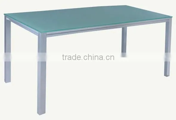 Aluminum Glass Table