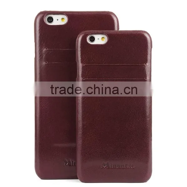 Hot Selling Slim Genuine Leather Mobile Phone Case for Iphone 6s photo-5