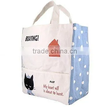 printed cotton shopping bag
