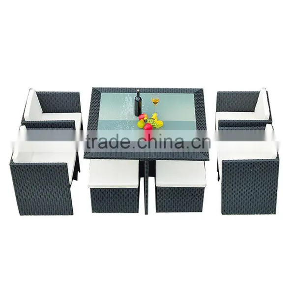 Patio Rattan Furniture Table And Chair Sets Garden Outdoor Rattan Wicker Balcony Furniture Set Quality Choice photo-5