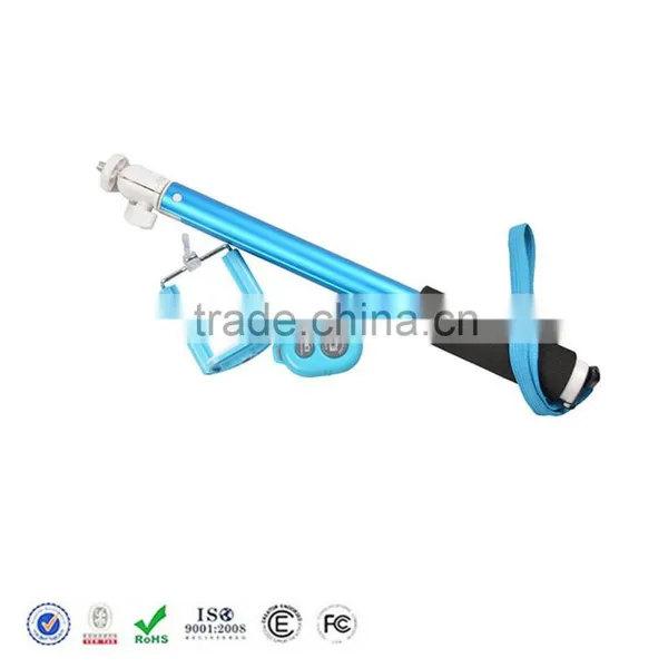 Extendable Selfie Stick With Bluetooth Shutter Button for Mobile Phone photo-6