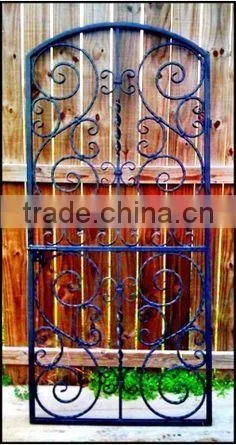 Wrought Iron Wine Cellar Door With Glass,pre Hung photo-5