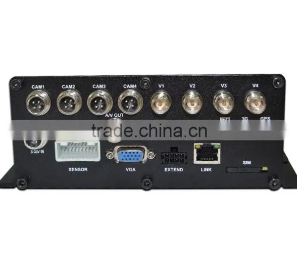 Factory H.264 4ch1080p Mdvr &Nvr Vehicle Dvr With 3g 4g Gps Built-in Wifi Bodii G Sensor Motion Detection And Wifi Hot Spot photo-3