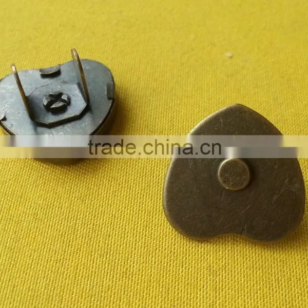18mm Heart Shape Magnet Snap Button For Handbag -- SN1521 photo-3