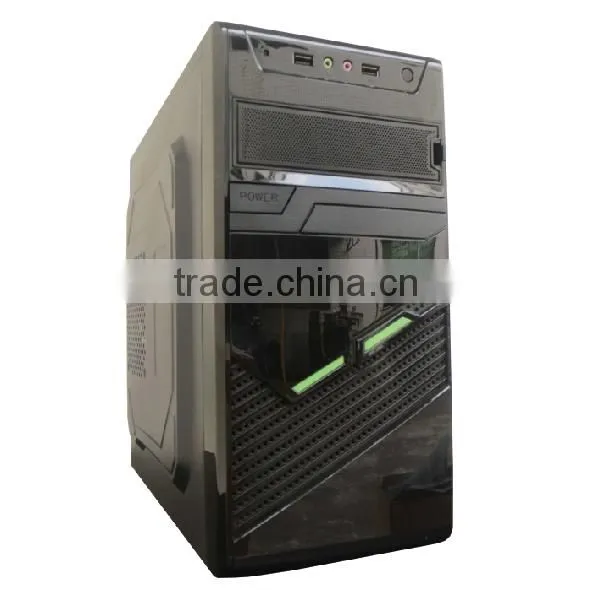Cheap hight glossy front panel micro ATX computer case