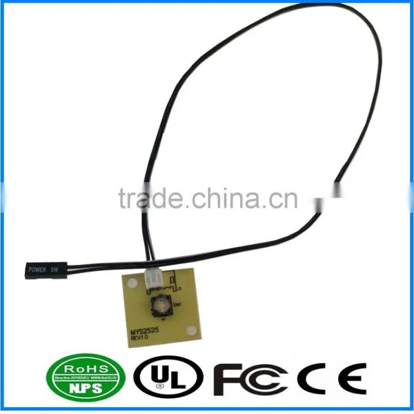 PCB& LED Power Switch Cable to PC ATX photo-6