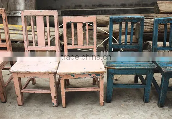Reproduction Vintage Chinese Classical Antique Furniture Wooden Small Chair photo-3