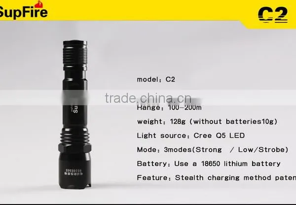 SupFire C2 Water-resistance Led Torch photo-3