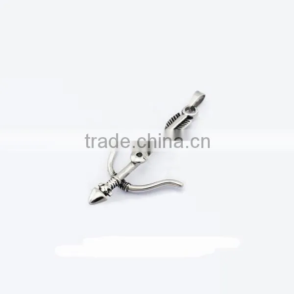 Antique Silver Chandeliers Bow and Arrow Charms