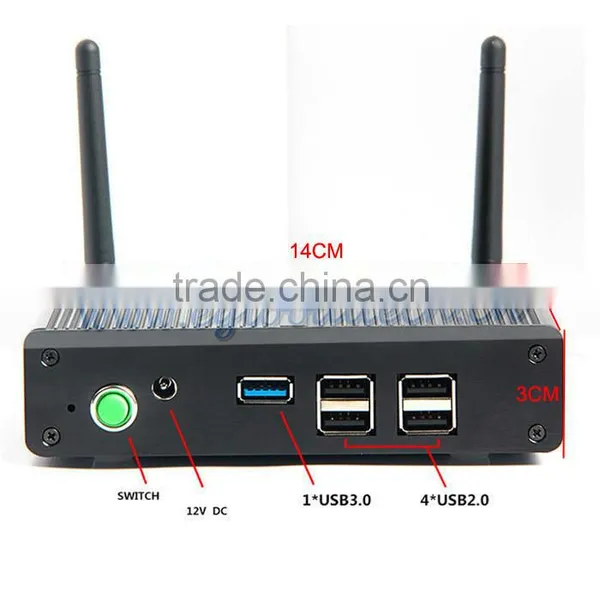 Barebone system mini pc M190 with Intel Celeron N3510 2.0ghz cpu, barebone mini pc