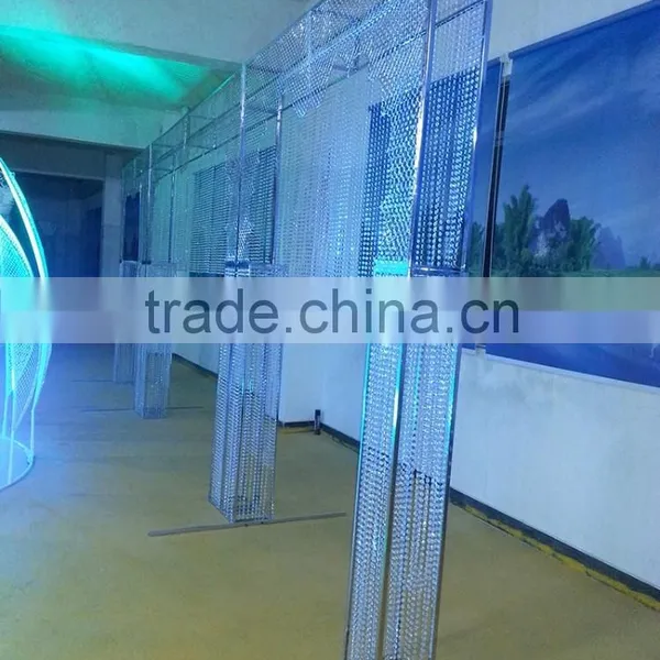 Big Wedding Hall Decorations Crystal Wedding Decoration Crystal Backdrop (MAH-002) photo-3