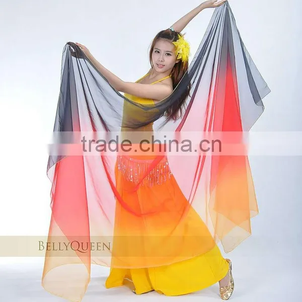 Artificial Silk Belly Dance Veil,belly Dance Costumes,belly Dancing Costumes