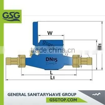 GSG Nylon Plastic Body Volumetric Water Meter Multi Jet Dry/wet Type Water Meter104